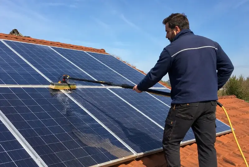 Nettoyage et entretien de panneaux solaires à Val en Vignes